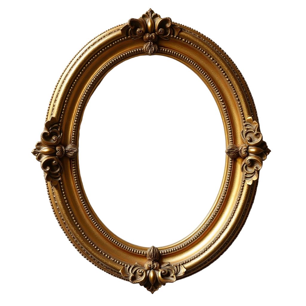 Elegant Oval Frame